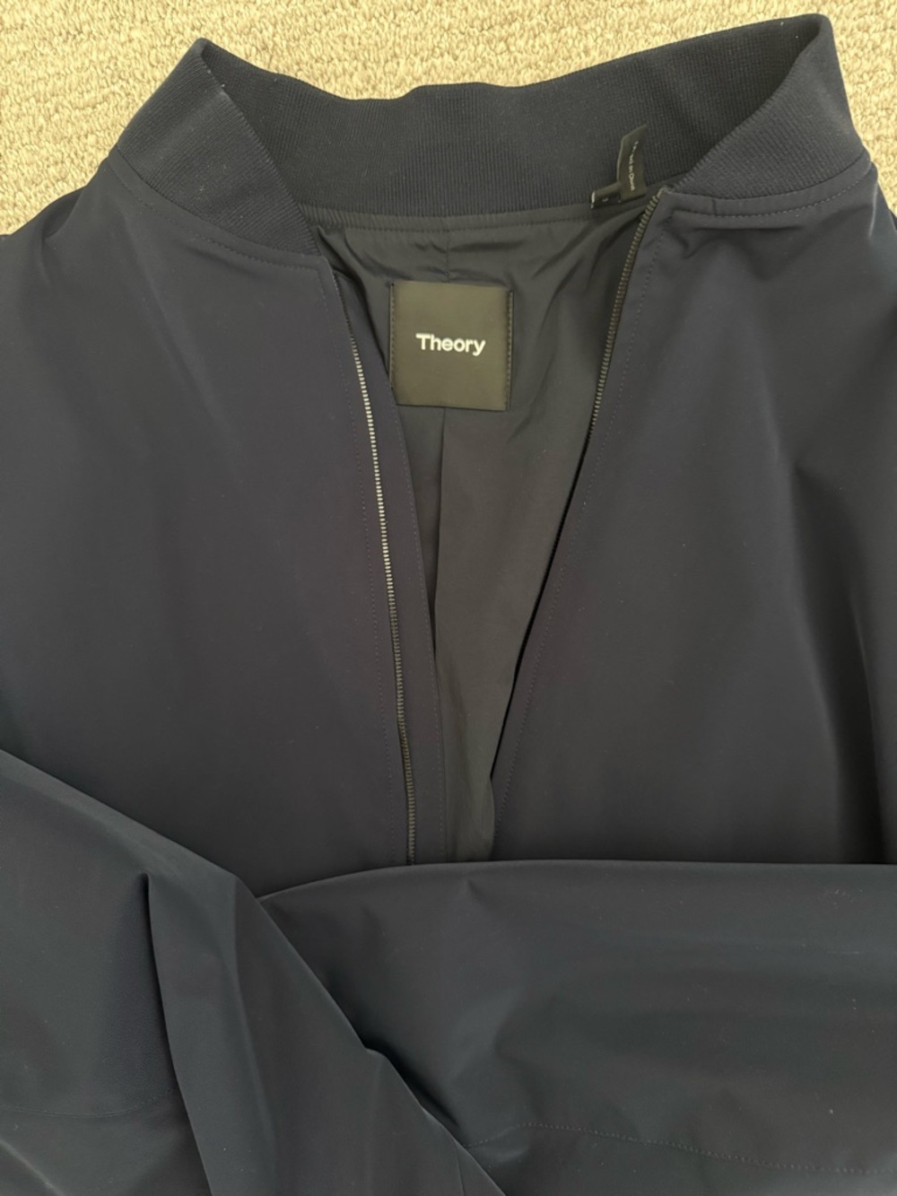 Theory Men's Stand Collar Zip Jacket EUC - Picture 5 of 11